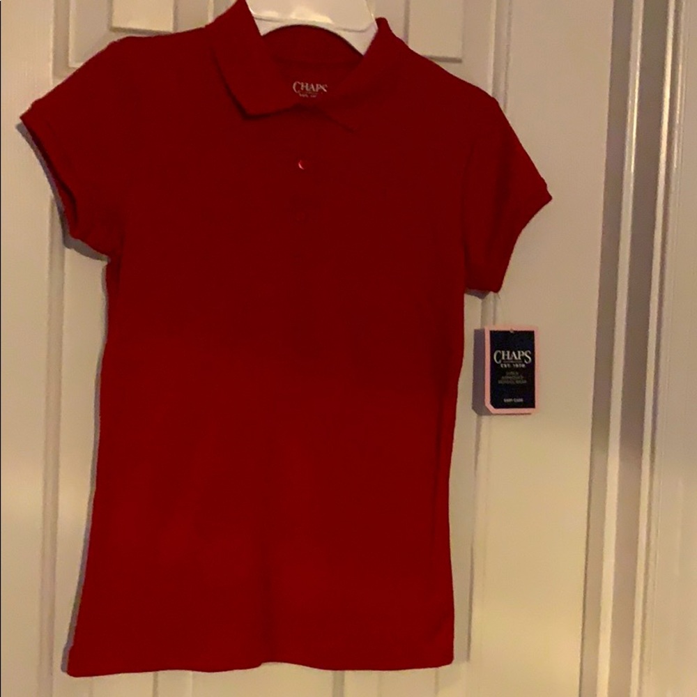 ChapsRalphLauren TopRed8/10 NWT